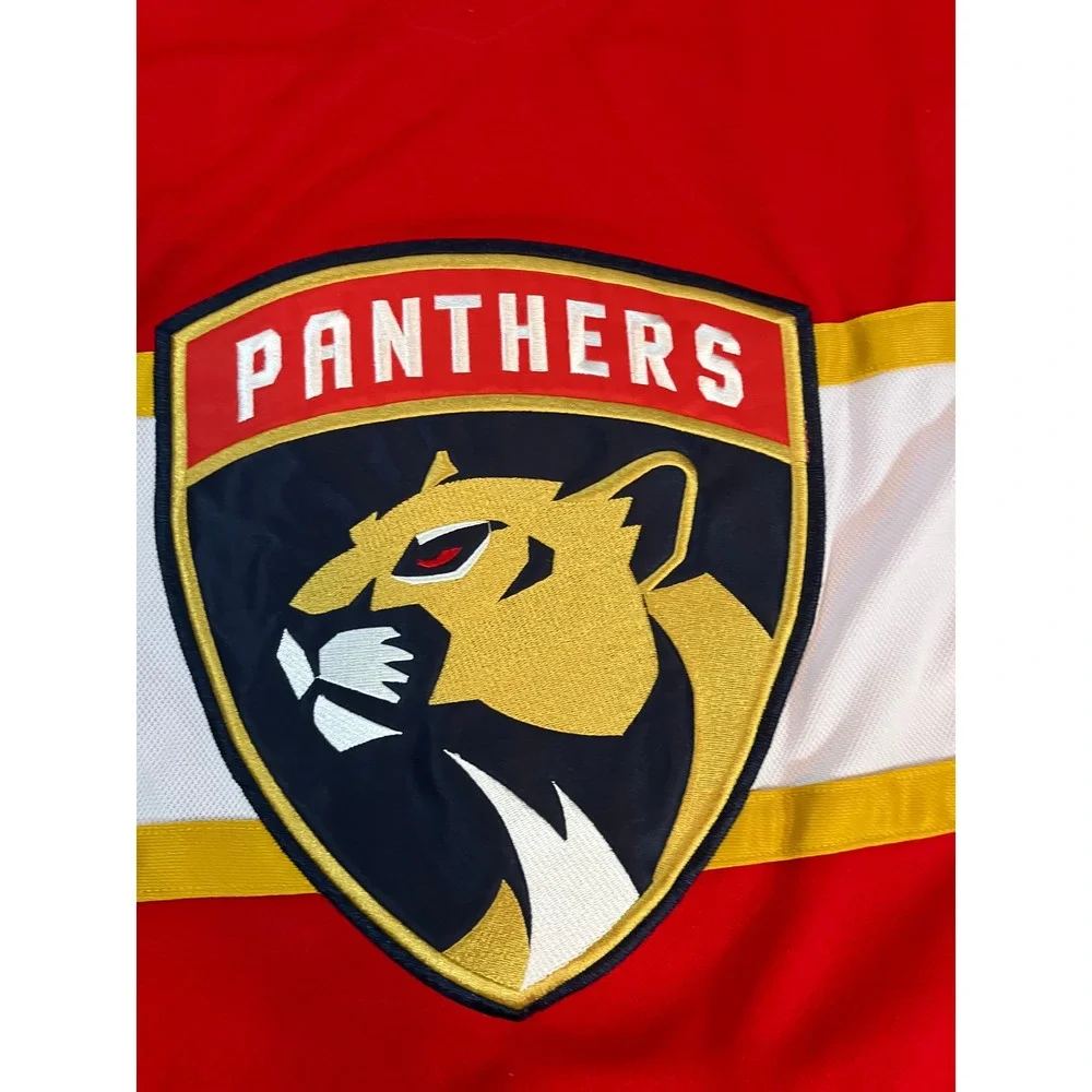Adidas Florida Panthers Paul Maurice Authentic Pro NHL Hockey Jersey Red Size 54